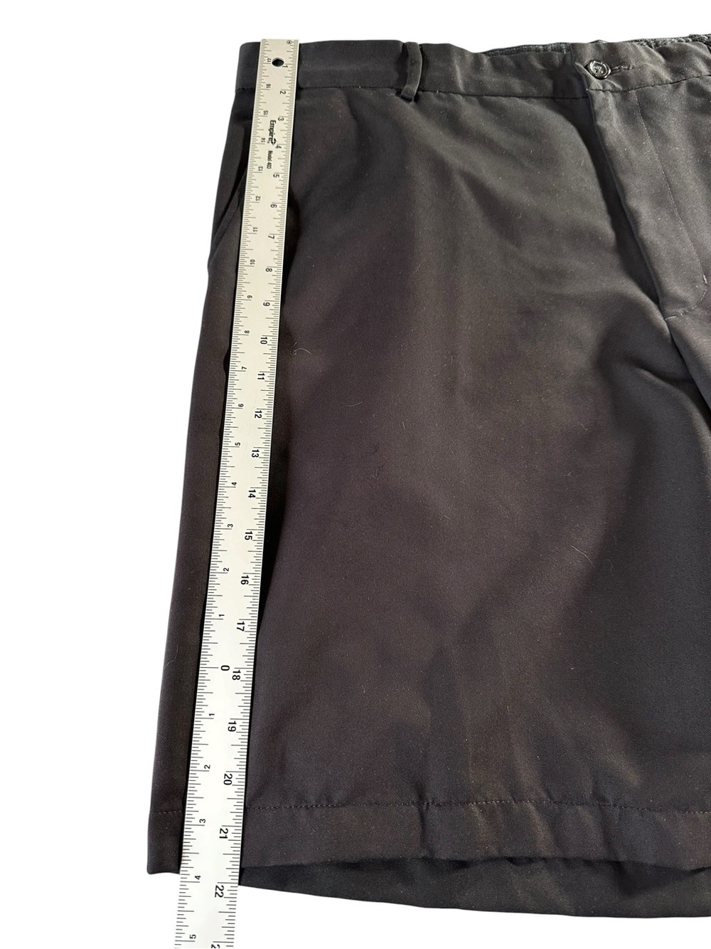 Greg Norman Collection Tasso Elba Black Flat-Front Performance Shorts 40 - Picture 10 of 12